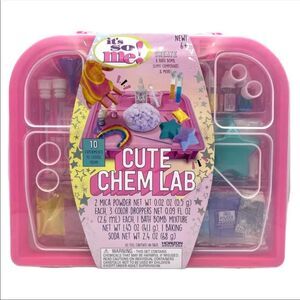 Cute Chem Lab By It's So Me Kid's Craft Bath Slime Crystals Ten Experiments Gift